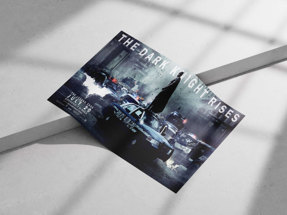 The Dark Knight Rises (Batman film franchise) The Dark Knight Rises - Noir Icon Poster
