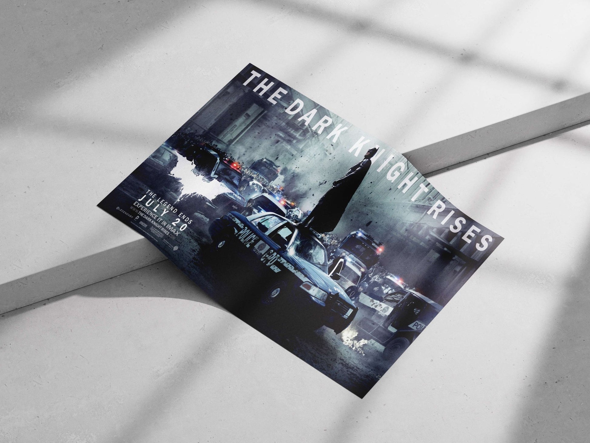 The Dark Knight Rises (Batman film franchise) The Dark Knight Rises - Noir Icon Poster
