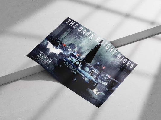 The Dark Knight Rises (Batman film franchise) The Dark Knight Rises - Noir Icon Poster