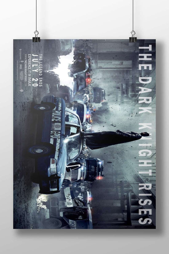 The Dark Knight Rises (Batman film franchise) The Dark Knight Rises - Noir Icon Poster