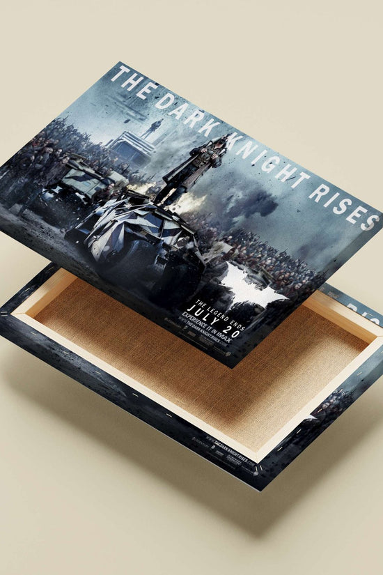 The Dark Knight Rises (the movie, confirmed by OCR text). The Dark Knight Rises -