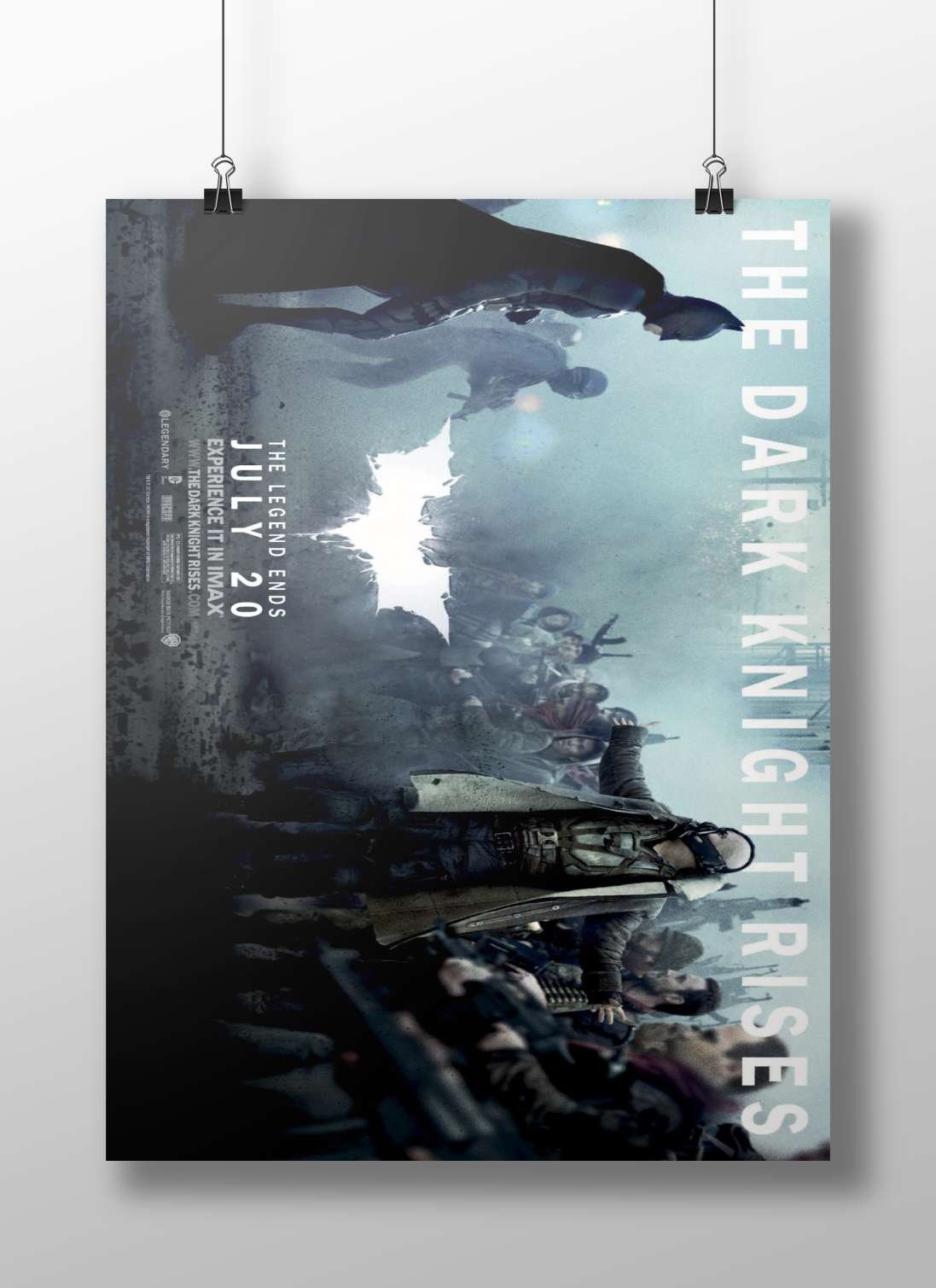 The Dark Knight Rises (Batman franchise movie) The Dark Knight Rises - Gotham Icon Poster
