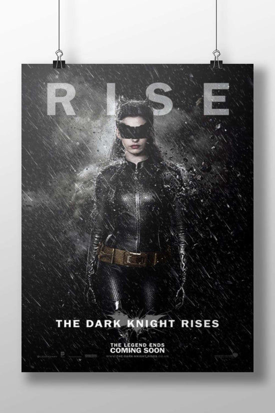 Selina Kyle (Catwoman) from The Dark Knight Rises (Batman franchise) Catwoman - Noir Icon Poster