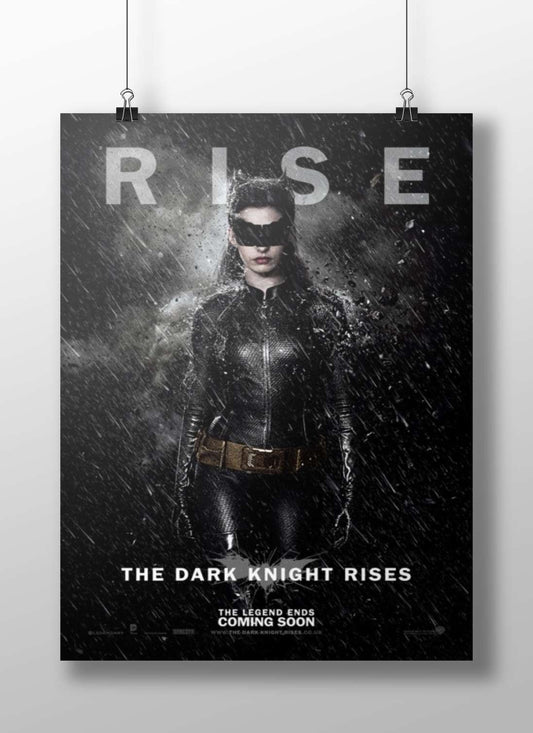 Selina Kyle (Catwoman) from The Dark Knight Rises (Batman franchise) Catwoman - Noir Icon Poster