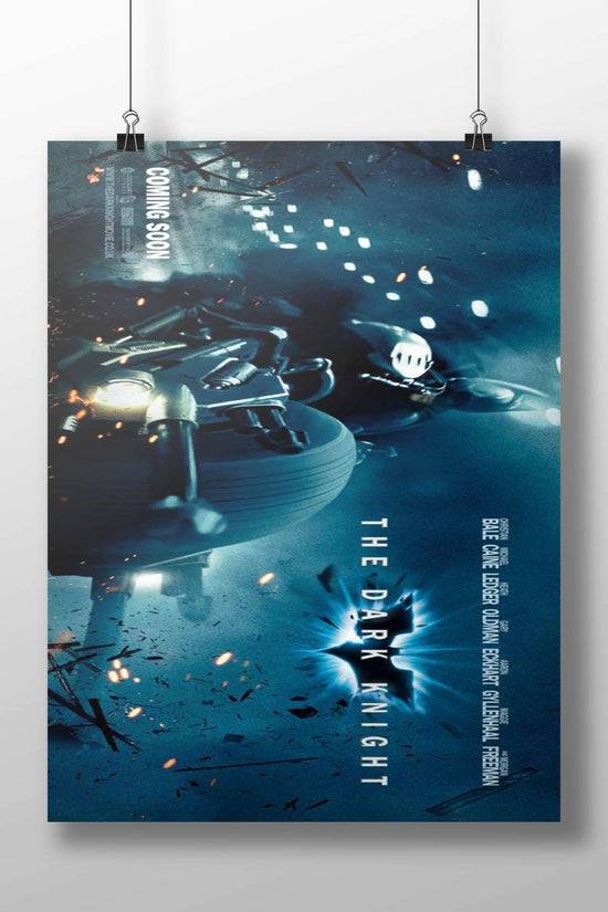 The Dark Knight (2008 Batman franchise film) The Dark Knight - Iconic Noir Poster