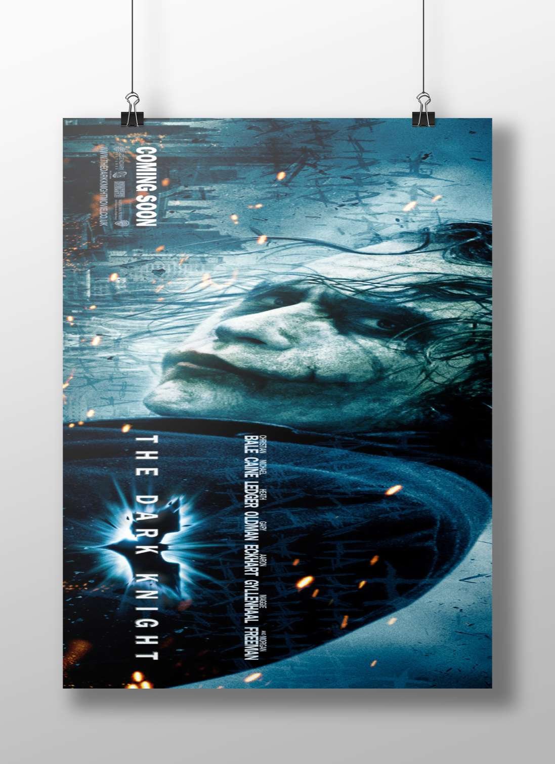 The Dark Knight (Batman franchise) The Dark Knight - Iconic Noir Poster