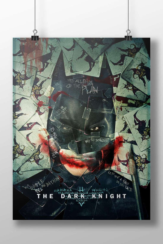 The Dark Knight (Batman franchise) The Dark Knight - Gritty Noir Poster