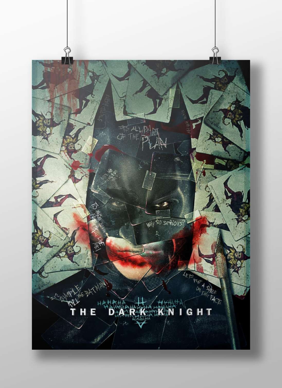 The Dark Knight (Batman franchise) The Dark Knight - Gritty Noir Poster