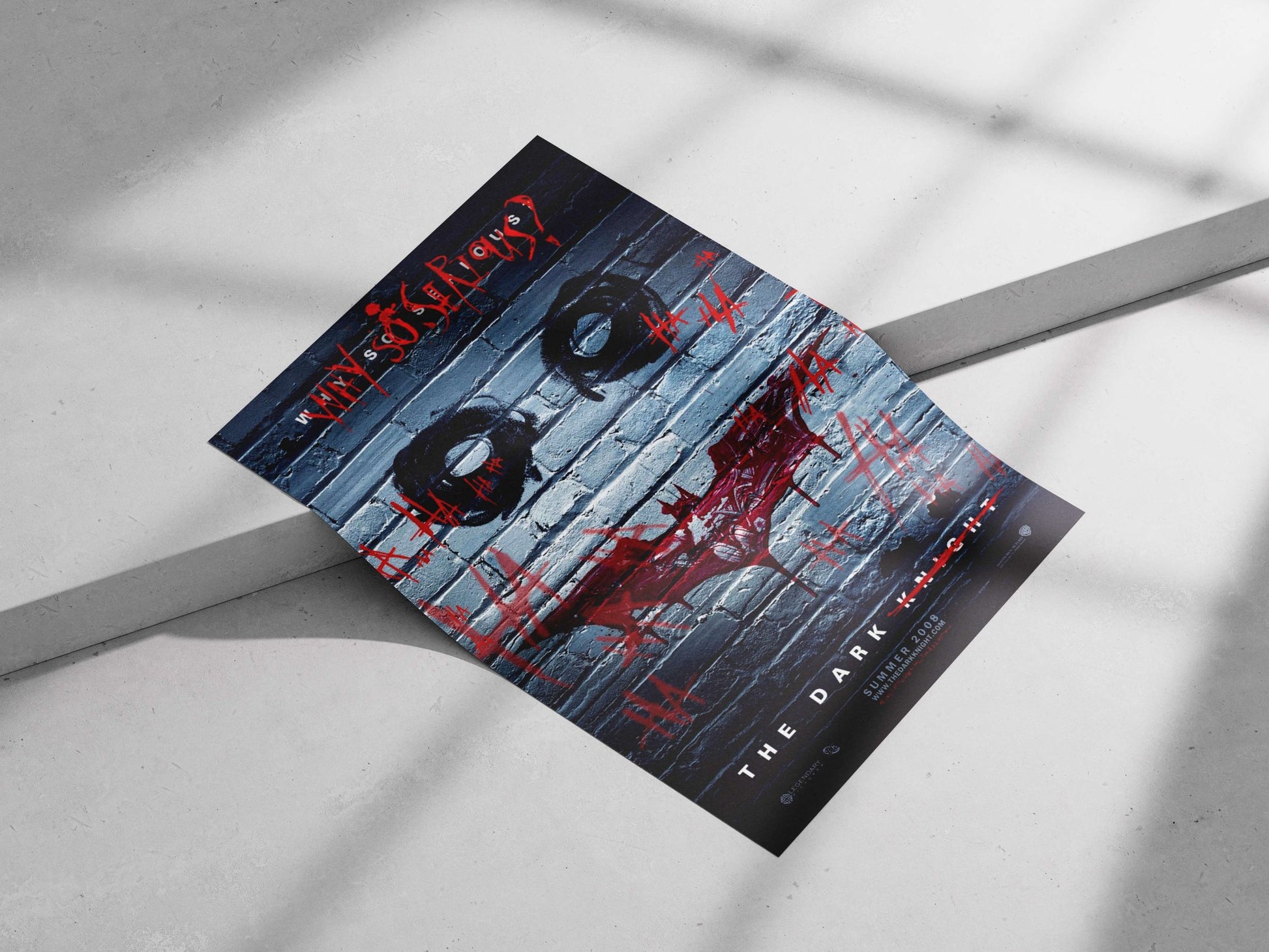 Batman - The Dark Knight Graffiti Art Poster