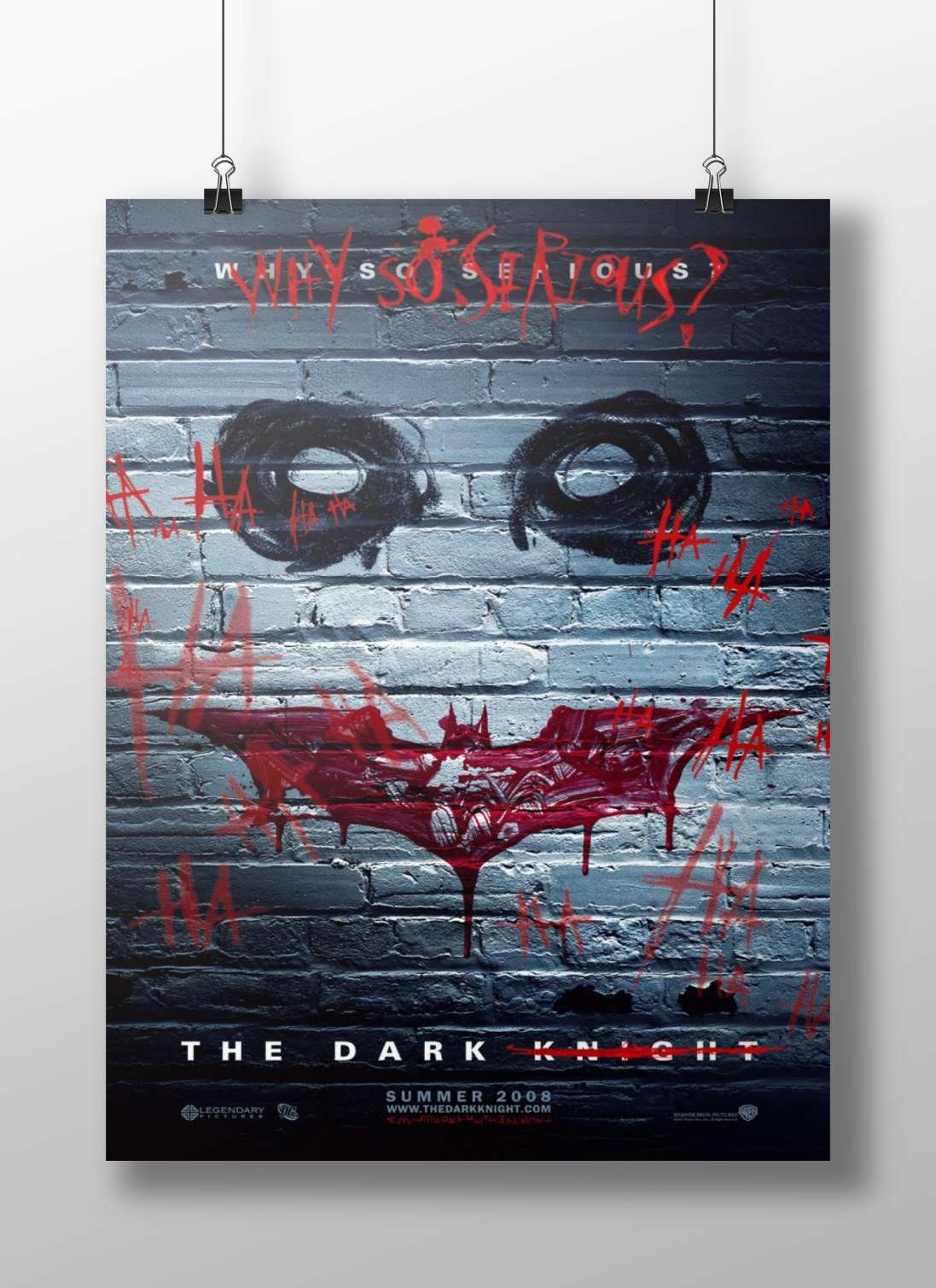 Batman - The Dark Knight Graffiti Art Poster