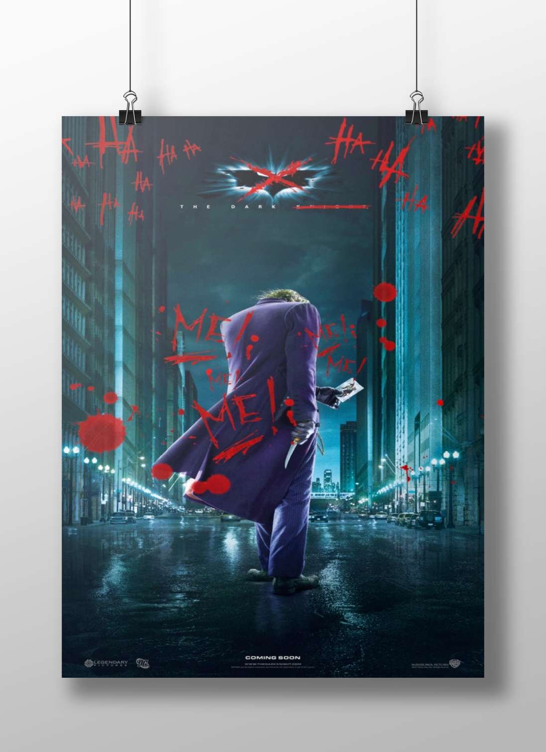 The Joker (The Dark Knight, DC Comics Batman franchise) The Joker - Gotham Icon Poster