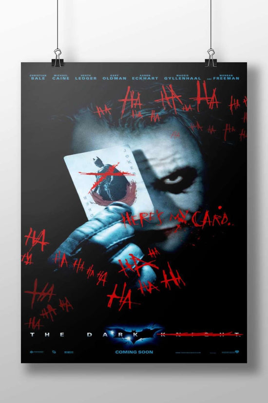 The Dark Knight (DC Comics film) The Dark Knight - Iconic Noir Poster