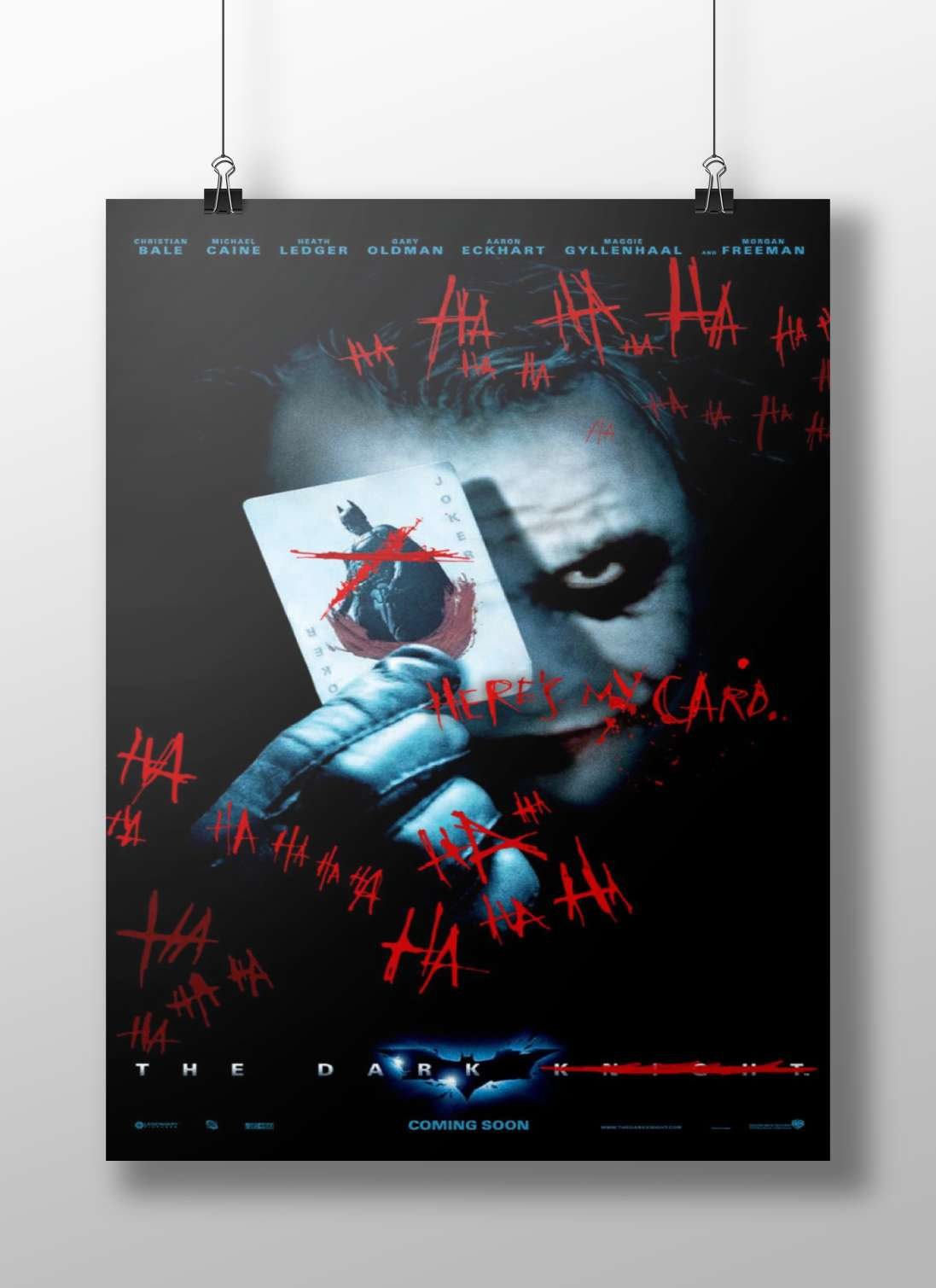 The Dark Knight (DC Comics film) The Dark Knight - Iconic Noir Poster