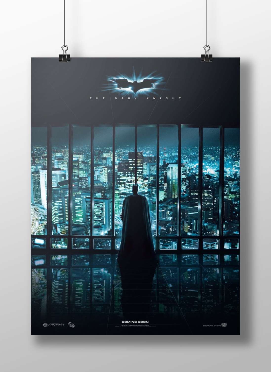 Batman (DC Comics franchise, from The Dark Knight movie) Batman - Dark Knight Noir Poster
