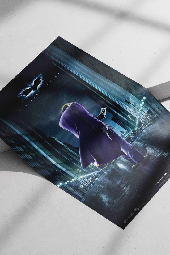 The Joker from The Dark Knight (Batman franchise) The Joker - Noir Icon Poster