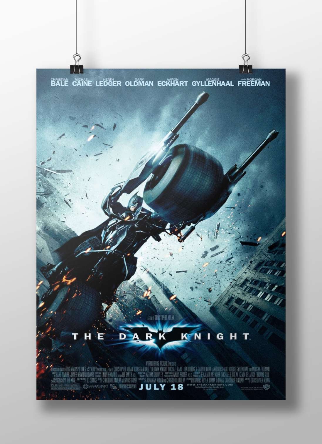 The Dark Knight (Batman franchise film) starring Christian Bale as Batman The Dark Knight -