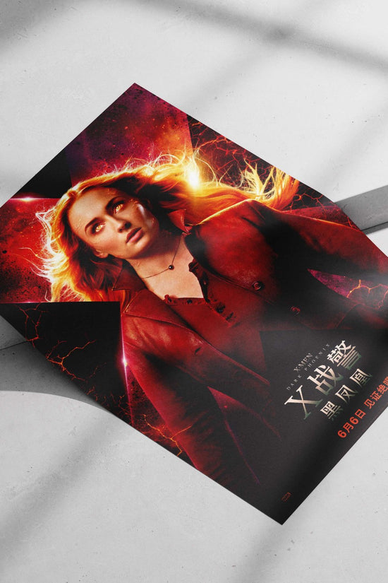 Jean Grey (Phoenix) from X-Men: Dark Phoenix franchise. Jean Grey (Phoenix) - Powerhouse Poster