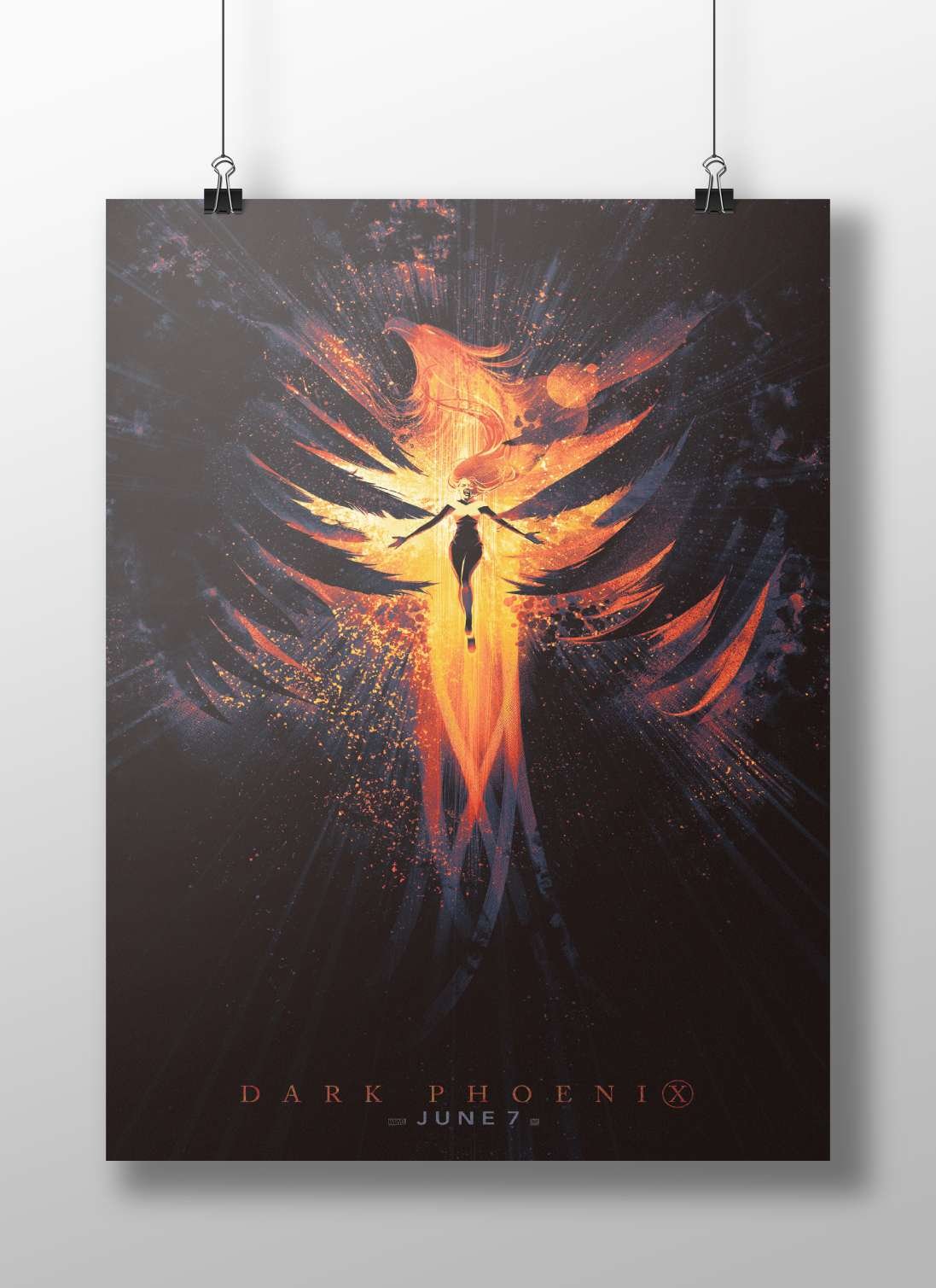 Jean Grey as Dark Phoenix from X-Men franchise (Marvel Comics). Jean Grey - Dark Phoenix