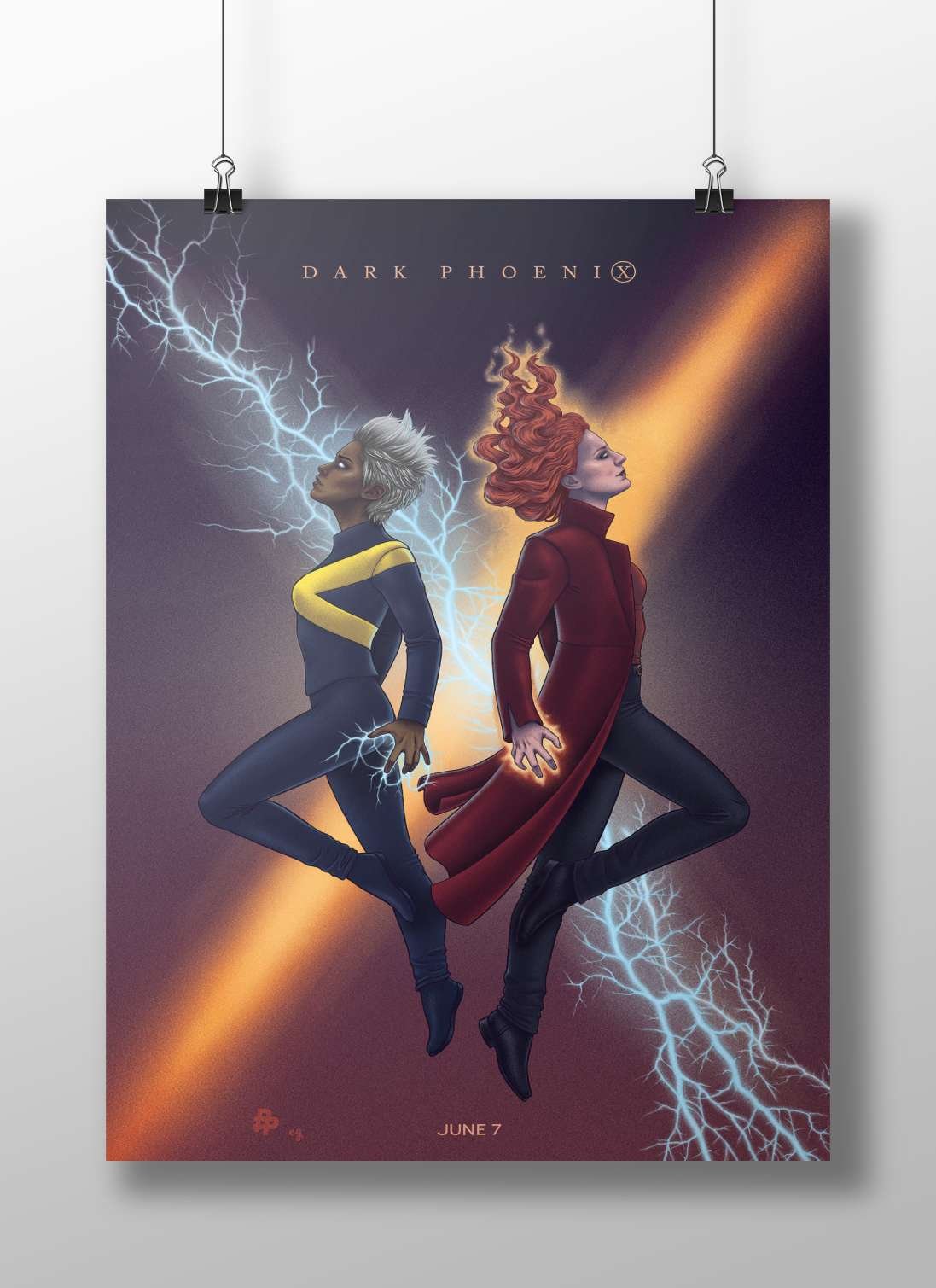 The film Dark Phoenix (X-Men franchise) as confirmed by the OCR-mistaken "DARK PHO PN 1@"
