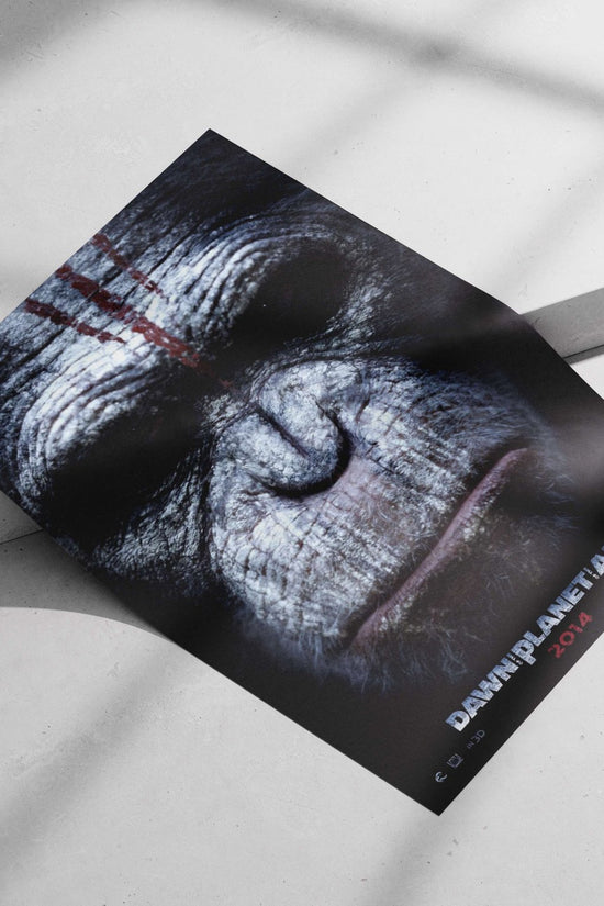 The movie "Dawn of the Planet of the Apes" (part of the Planet of the