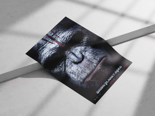 The movie "Dawn of the Planet of the Apes" (part of the Planet of the