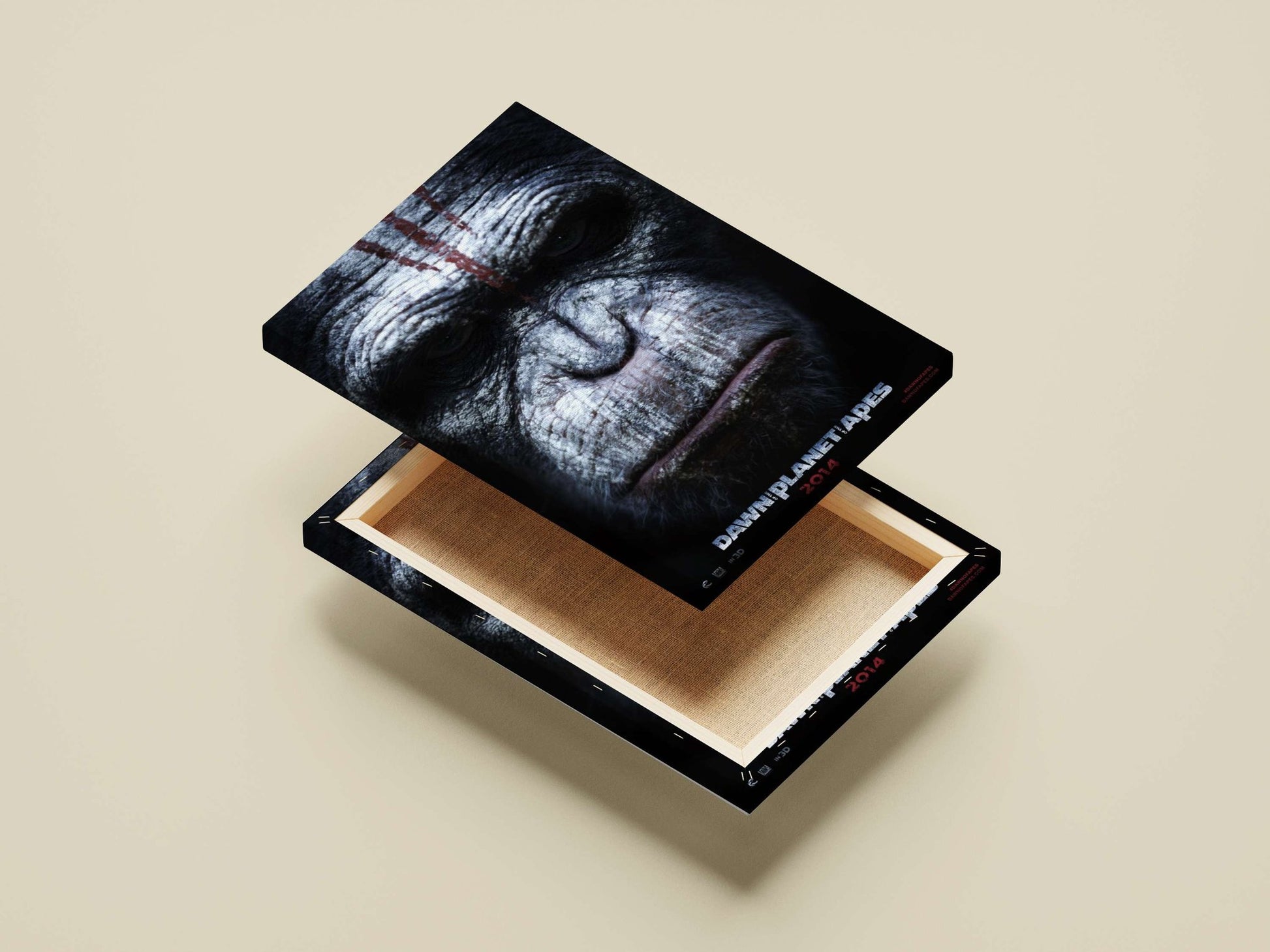 The movie "Dawn of the Planet of the Apes" (part of the Planet of the