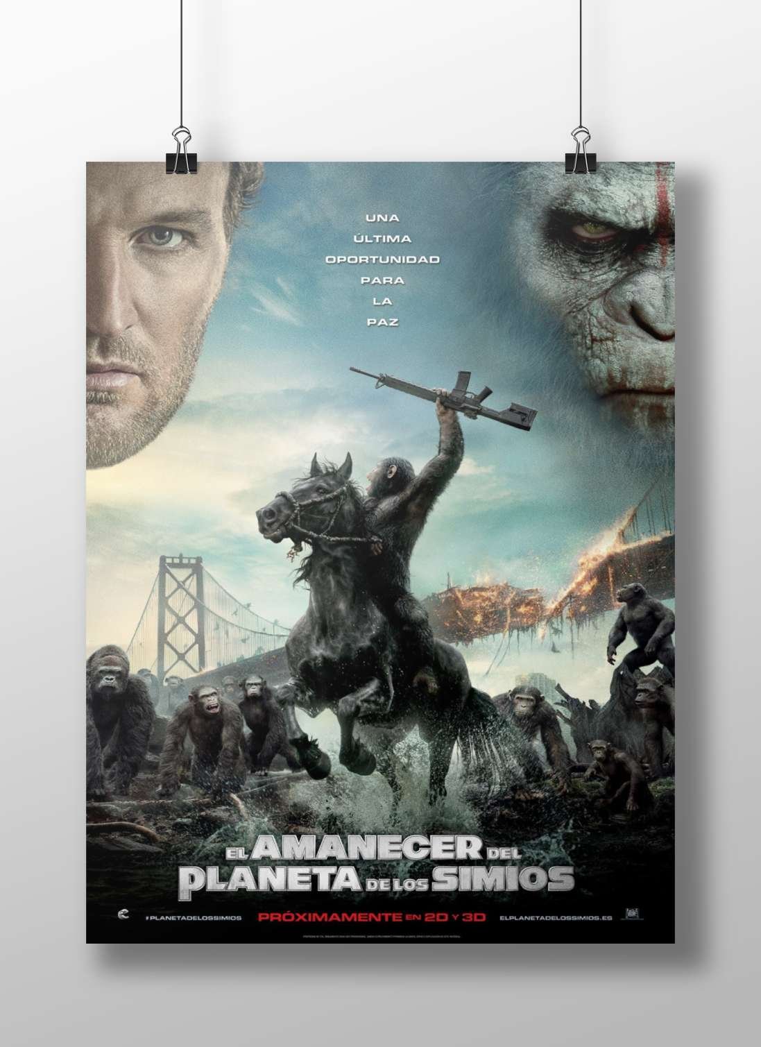 The "Planet of the Apes" franchise, specifically the film "Dawn of the Planet of the