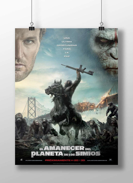 The "Planet of the Apes" franchise, specifically the film "Dawn of the Planet of the