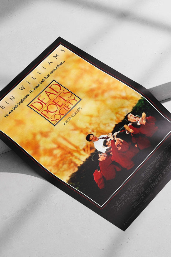 Dead Poets Society (movie) Walden Pond Speech - Dead Poets Society Poster