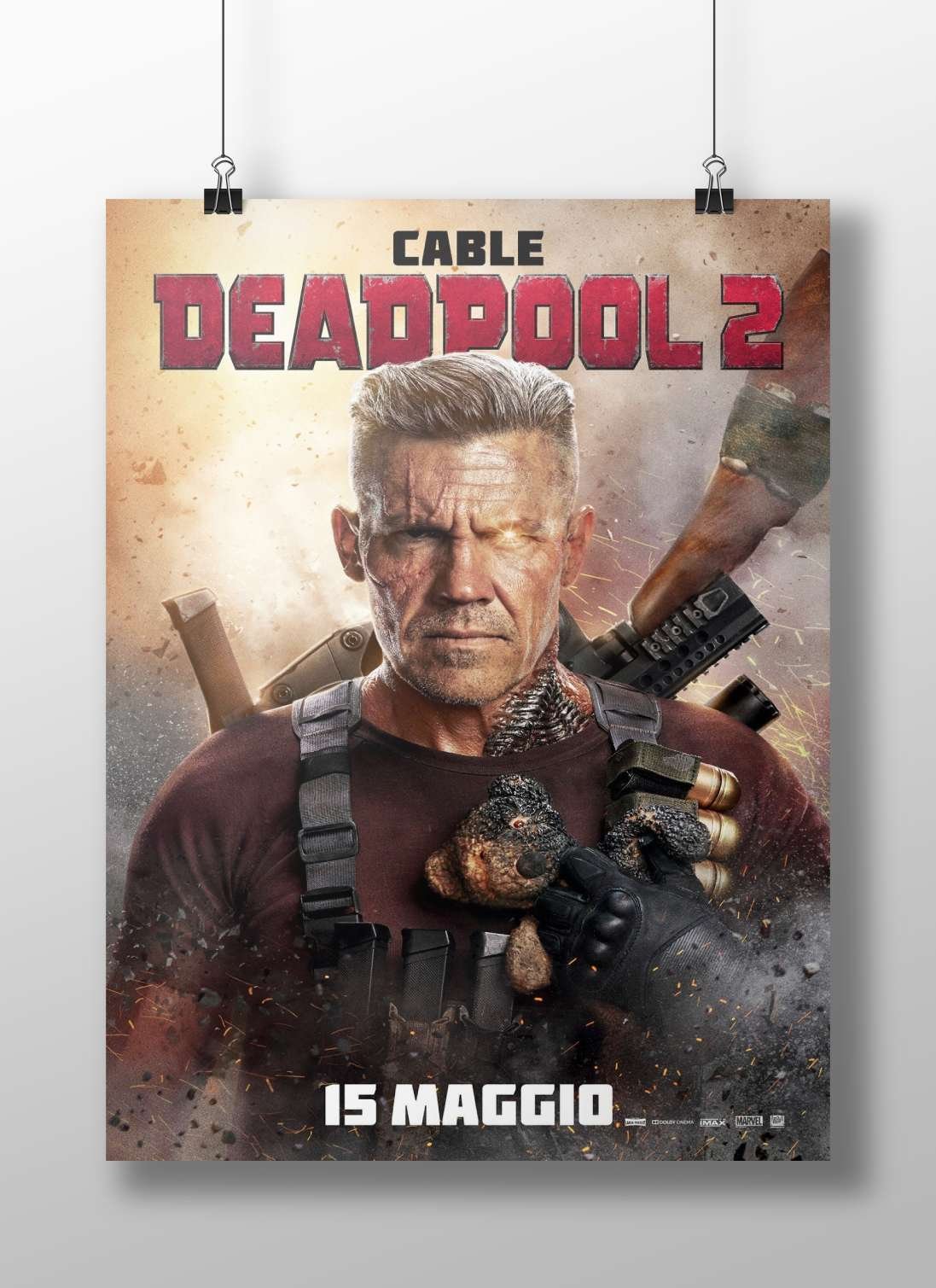 Cable (character from Deadpool franchise, specifically Deadpool 2) Cable - Avenger Origin Poster