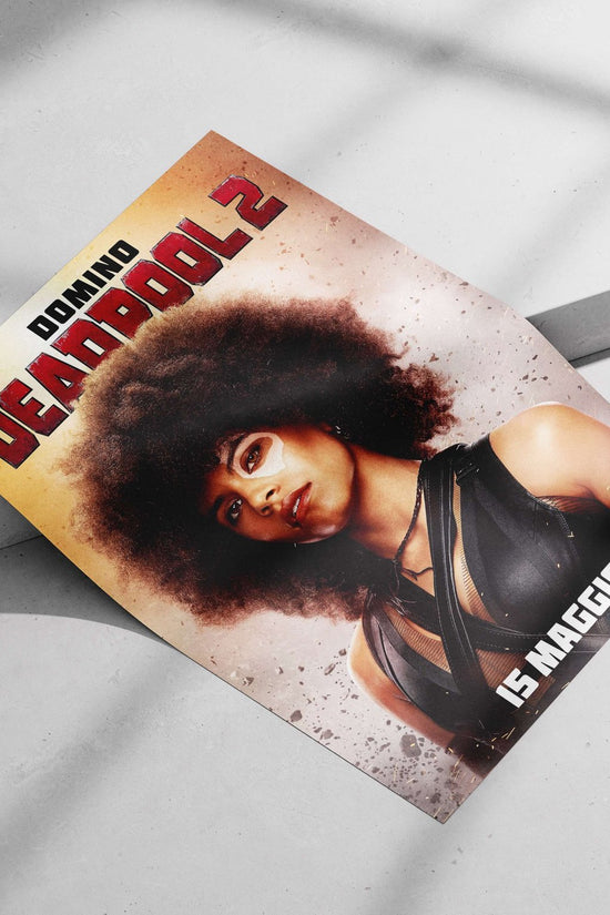 Domino, a character from Marvel's Deadpool franchise Deadpool'S Domino - Badass Pop Art Poster