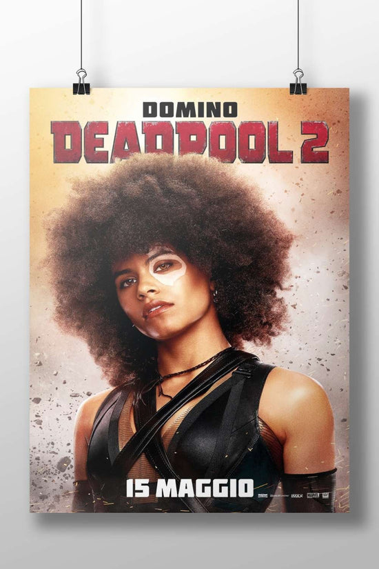 Domino, a character from Marvel's Deadpool franchise Deadpool'S Domino - Badass Pop Art Poster