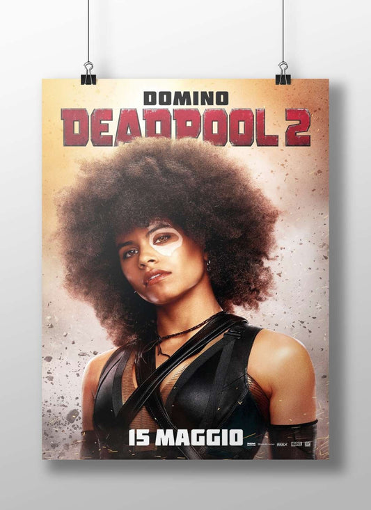 Domino, a character from Marvel's Deadpool franchise Deadpool'S Domino - Badass Pop Art Poster