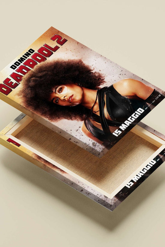 Domino, a character from Marvel's Deadpool franchise Deadpool'S Domino - Badass Pop Art Poster