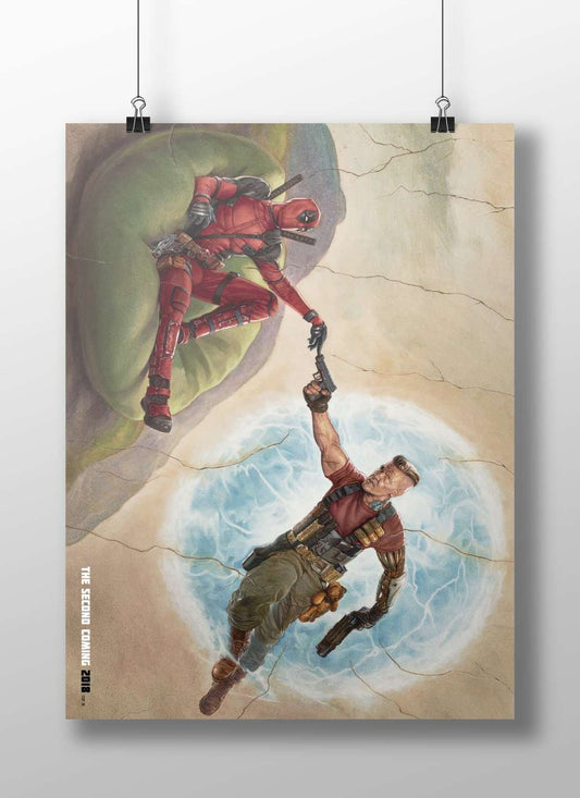 Wade Wilson (Deadpool) and Piotr Rasputin (Colossus) from Marvel's X-Men franchise Deadpool & Colossus -