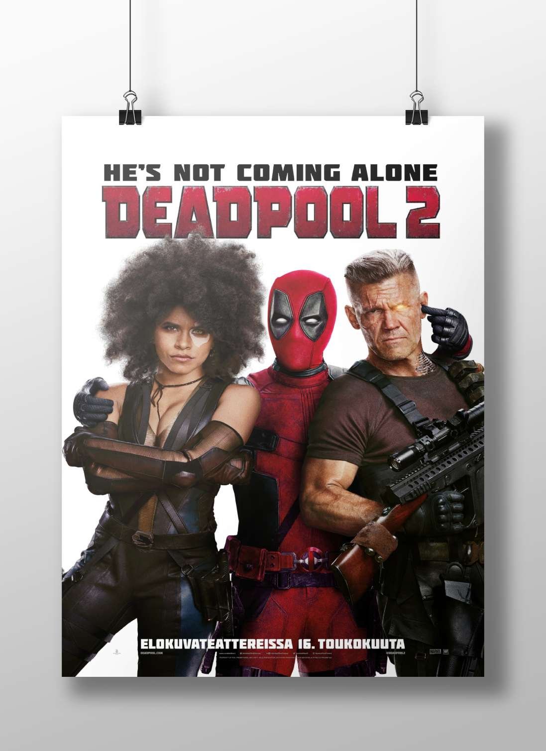 Deadpool 2 (the 2018 superhero film from the Deadpool franchise, confirmed by "DEADPOOL 2" text