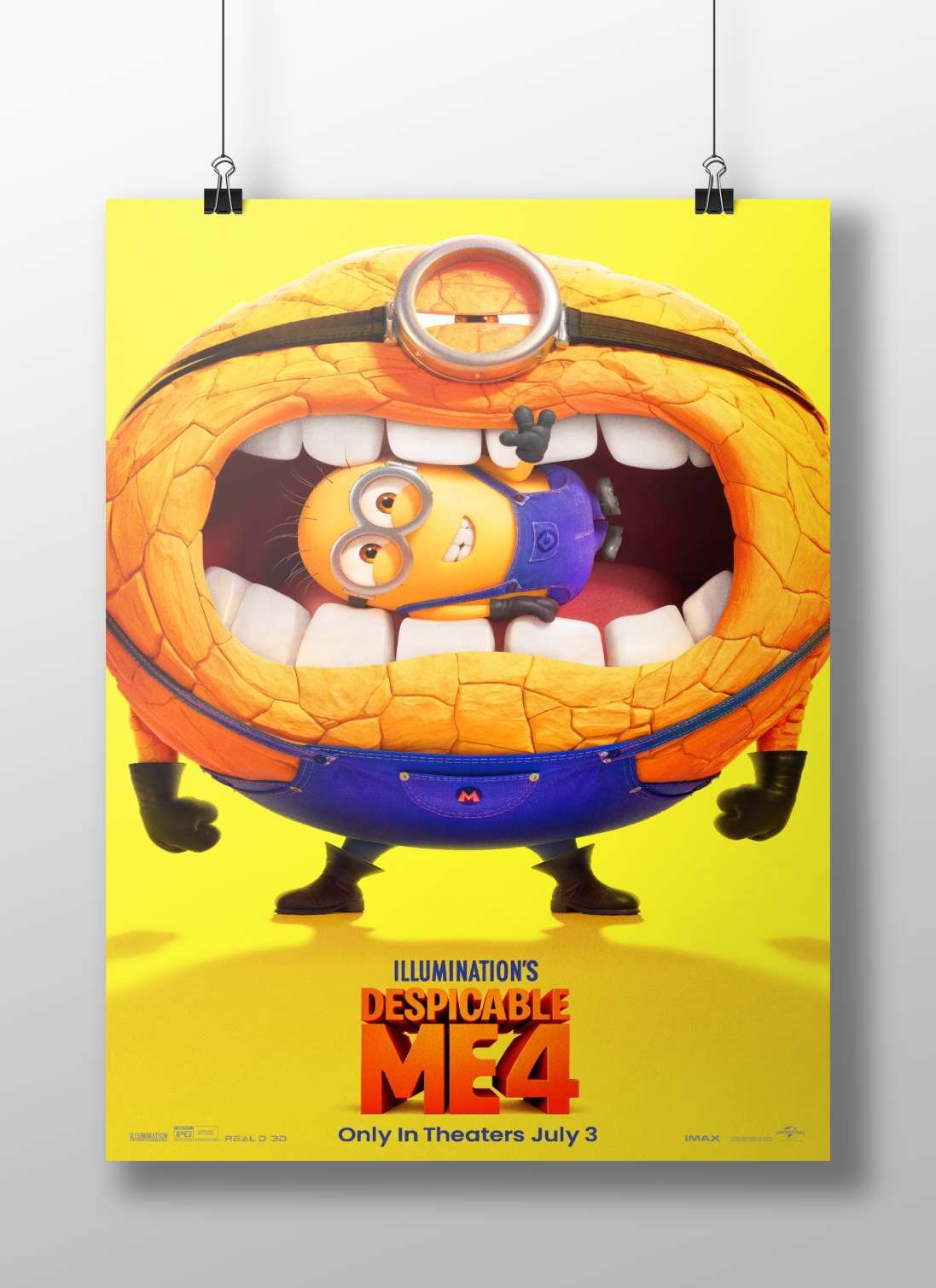 Despicable Me 4 (Illumination's Minions franchise) Gru 2 - Mastermind Minion Poster