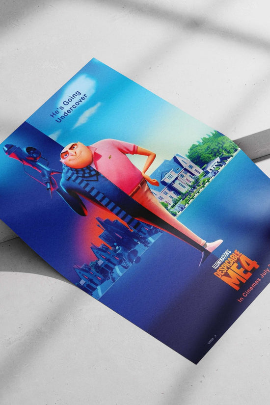 Gru (from Illumination's "Despicable Me 4" franchise) Gru - Villain With A Heart Poster