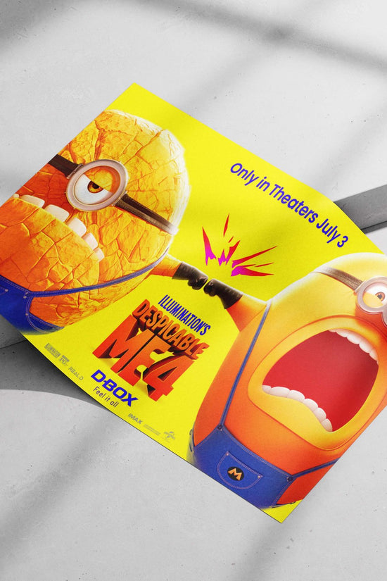 Minions from the Despicable Me franchise (specifically "Despicable Me 4") Gru'S Gang - Pop Art