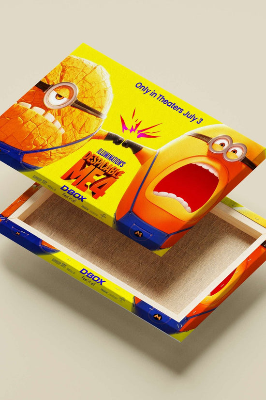 Minions from the Despicable Me franchise (specifically "Despicable Me 4") Gru'S Gang - Pop Art