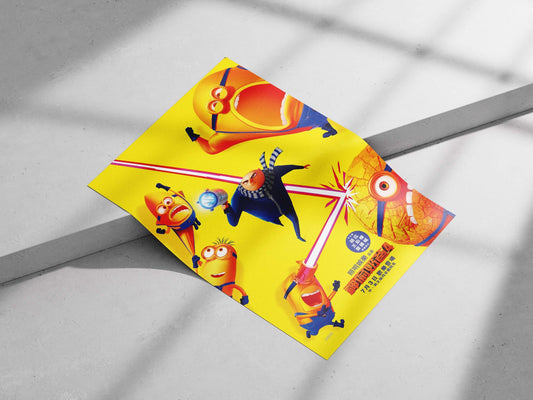 Despicable Me 4 (Minions 4) Gru & Minions - Pop Art Fun Poster