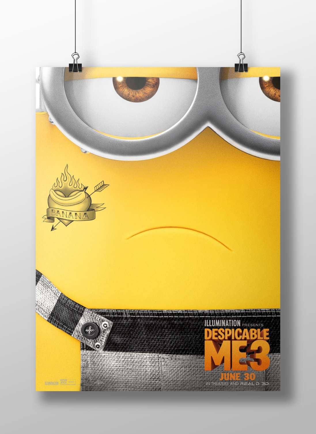 Gru'S Sidekick - Minion From Despicable Me 3 Poster