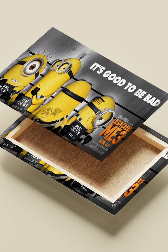Minions (Carl, Tim, Mel) from Despicable Me 3 franchise Minions - Pop Art Fun Poster