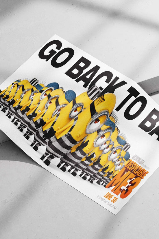 Minions from the *Despicable Me 3* franchise Gru'S Minion Squad - Iconic Pop Art Poster