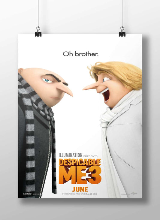 Despicable Me 3 Gru And The Minions - Iconic Villain Friendship Poster