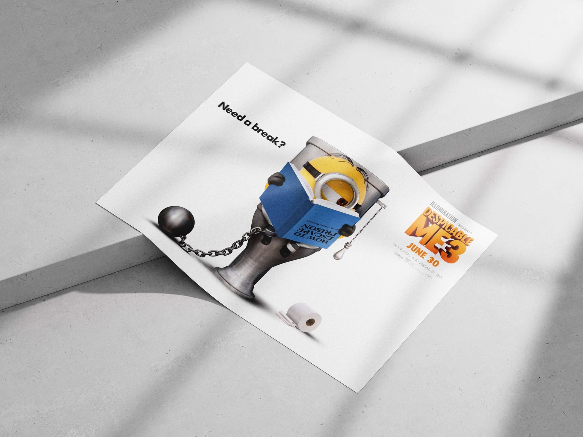 Gru'S Sidekick - Minion From Despicable Me 3 Poster