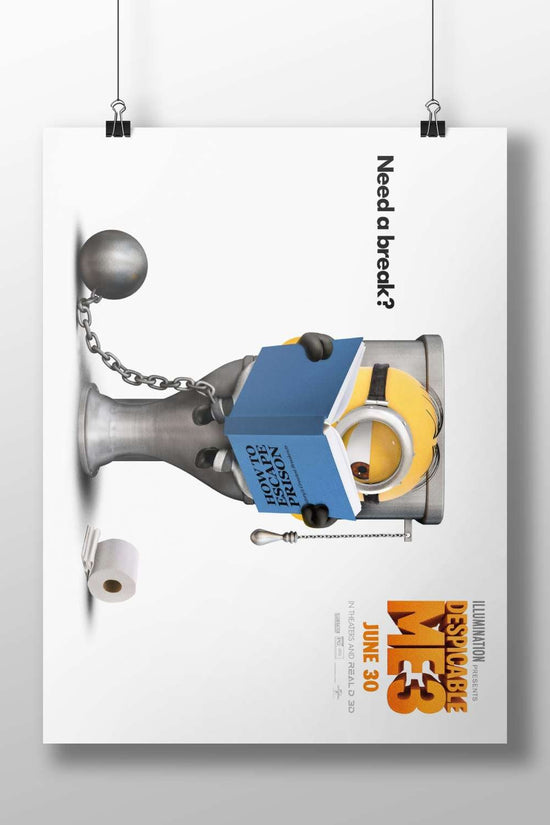 Gru'S Sidekick - Minion From Despicable Me 3 Poster
