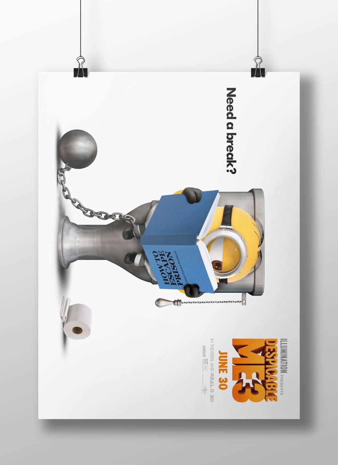 Gru'S Sidekick - Minion From Despicable Me 3 Poster