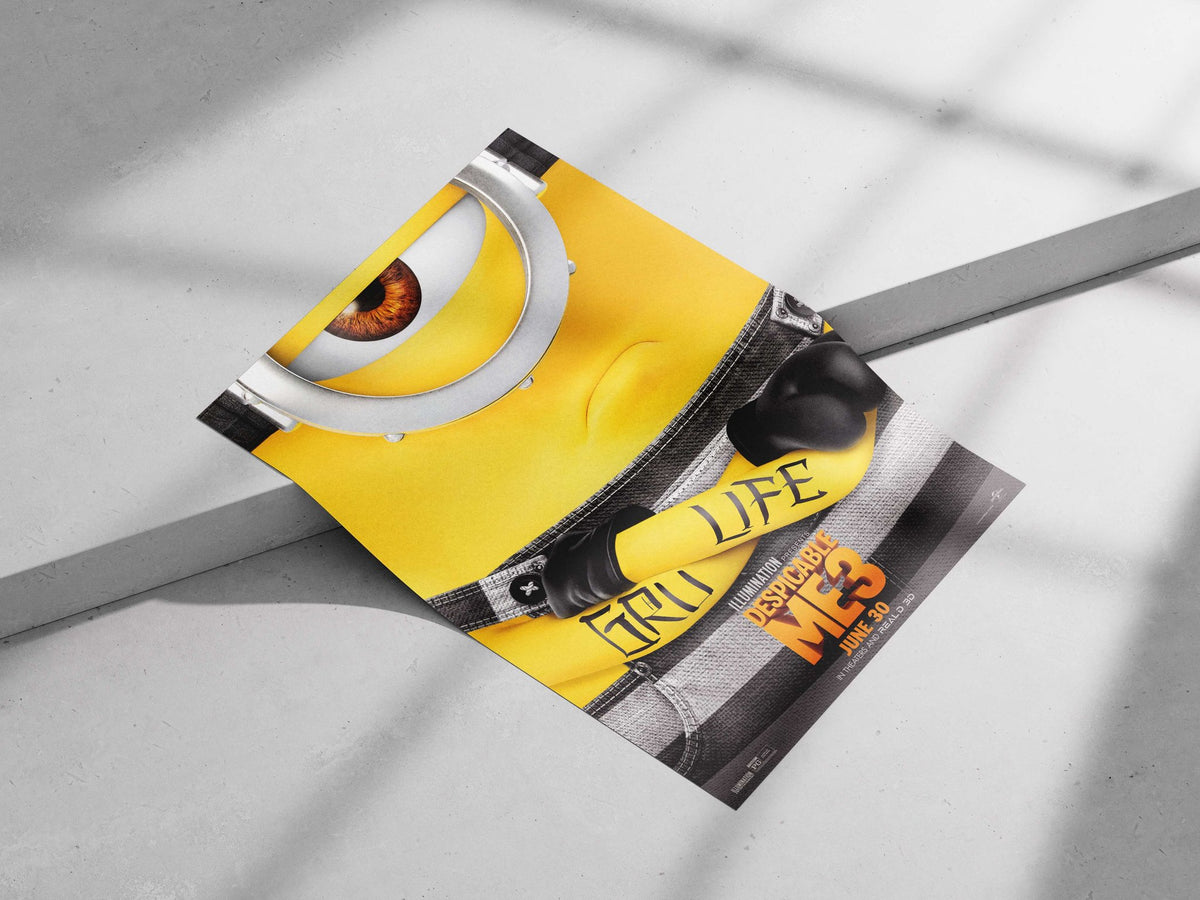 Minion from Despicable Me 3 (confirmed by Tesseract OCR text "ILLUMINATION PRESENTS DESPICABLE ME3"). Gru'S