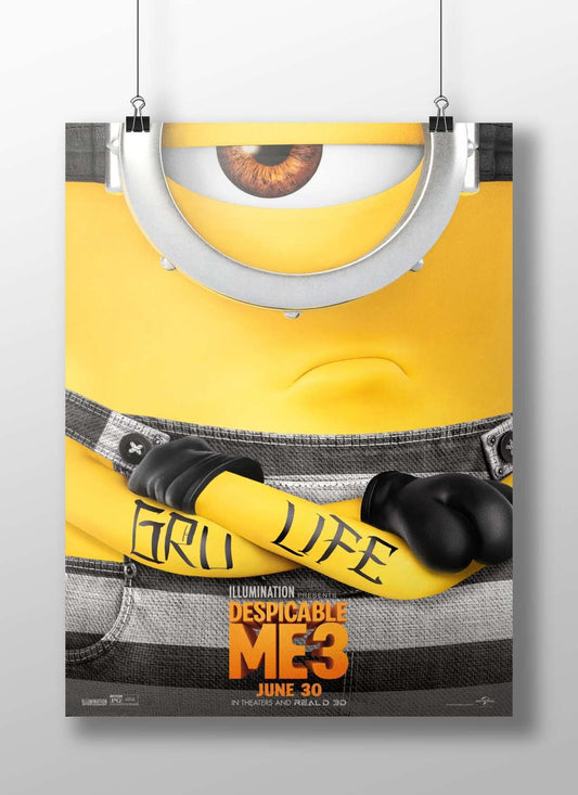 Minion from Despicable Me 3 (confirmed by Tesseract OCR text "ILLUMINATION PRESENTS DESPICABLE ME3"). Gru'S